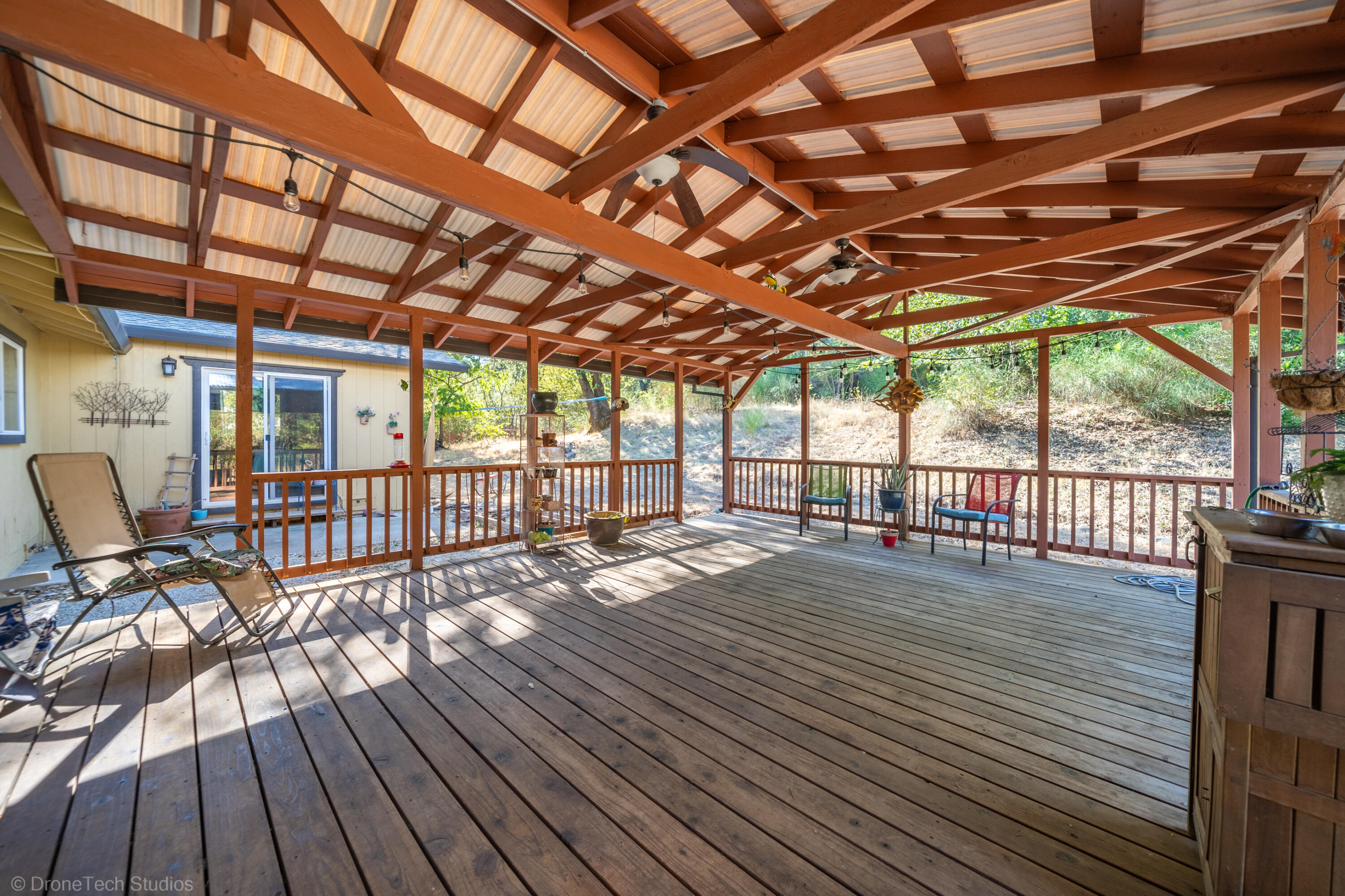 3059 Quartz Hill Road Redding, CA 96003 - Photo 47 of 64 a view of porch with seating space