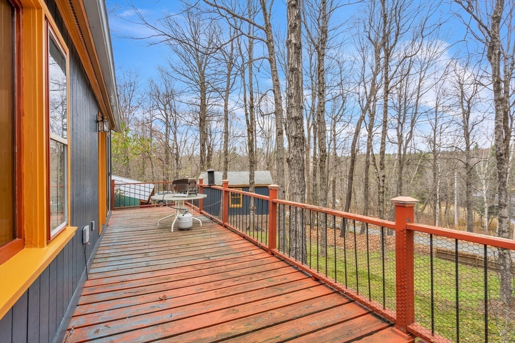 1 Flagg Hill Road Heath, MA 01346 - Photo 19 of 26 a balcony with furniture and wooden floor