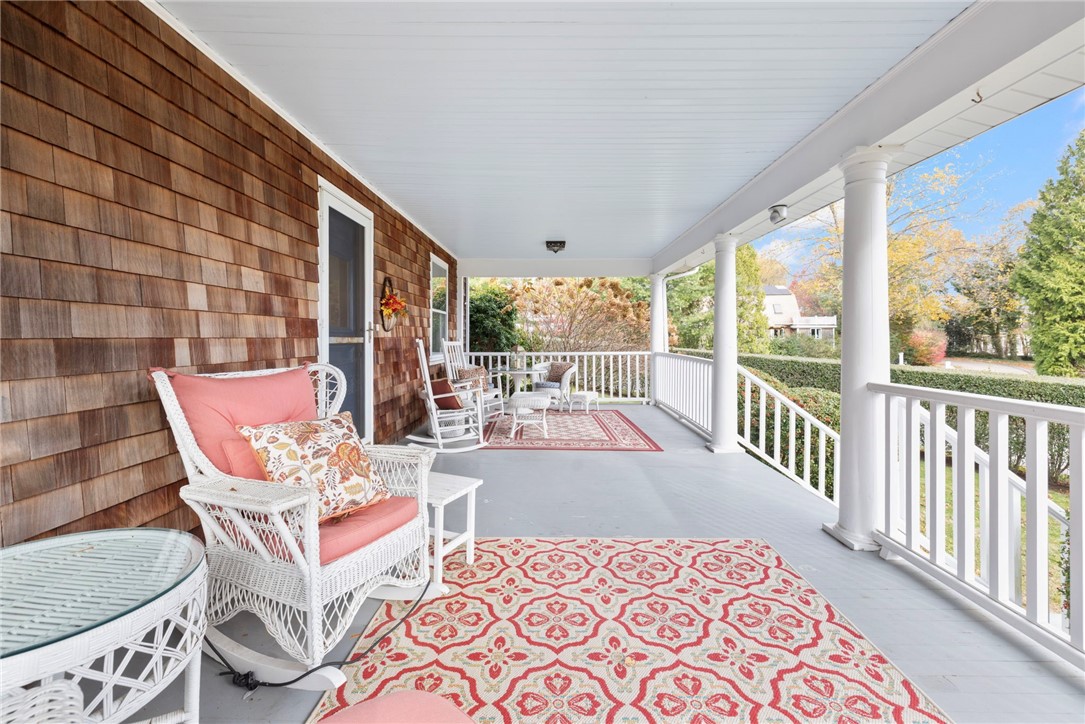 63 Longfellow Road Jamestown, RI 02835 - Photo 9 of 45 This porch is 28'6" x 11'8", perfect for watching the boats go by!