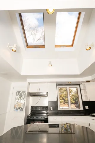 a view of front door with furniture