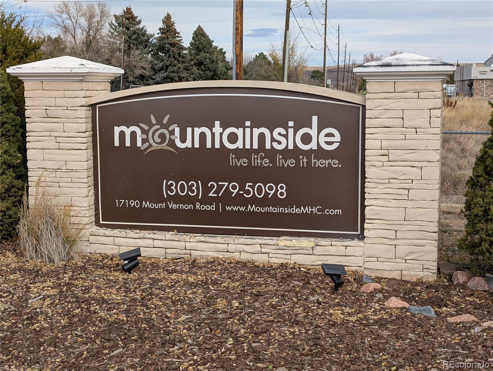 17190 Mt Vernon Road Golden, CO 80401 - Photo 28 of 29 a sign that is on the side of a building