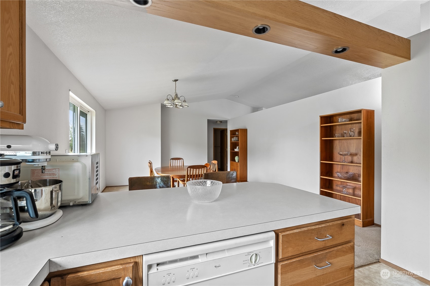 10532 School Land Road Southwest Rochester, WA 98579 - Photo 14 of 23 a kitchen with a sink and cabinets