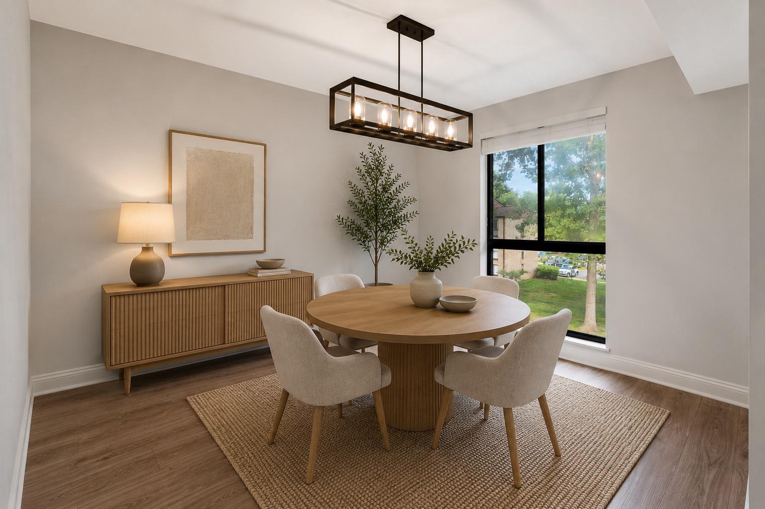 2012 Colts Neck Road, Unit 21A Reston, VA 20191 - Photo 13 of 44 Dining space with natural light. Virtually staged.