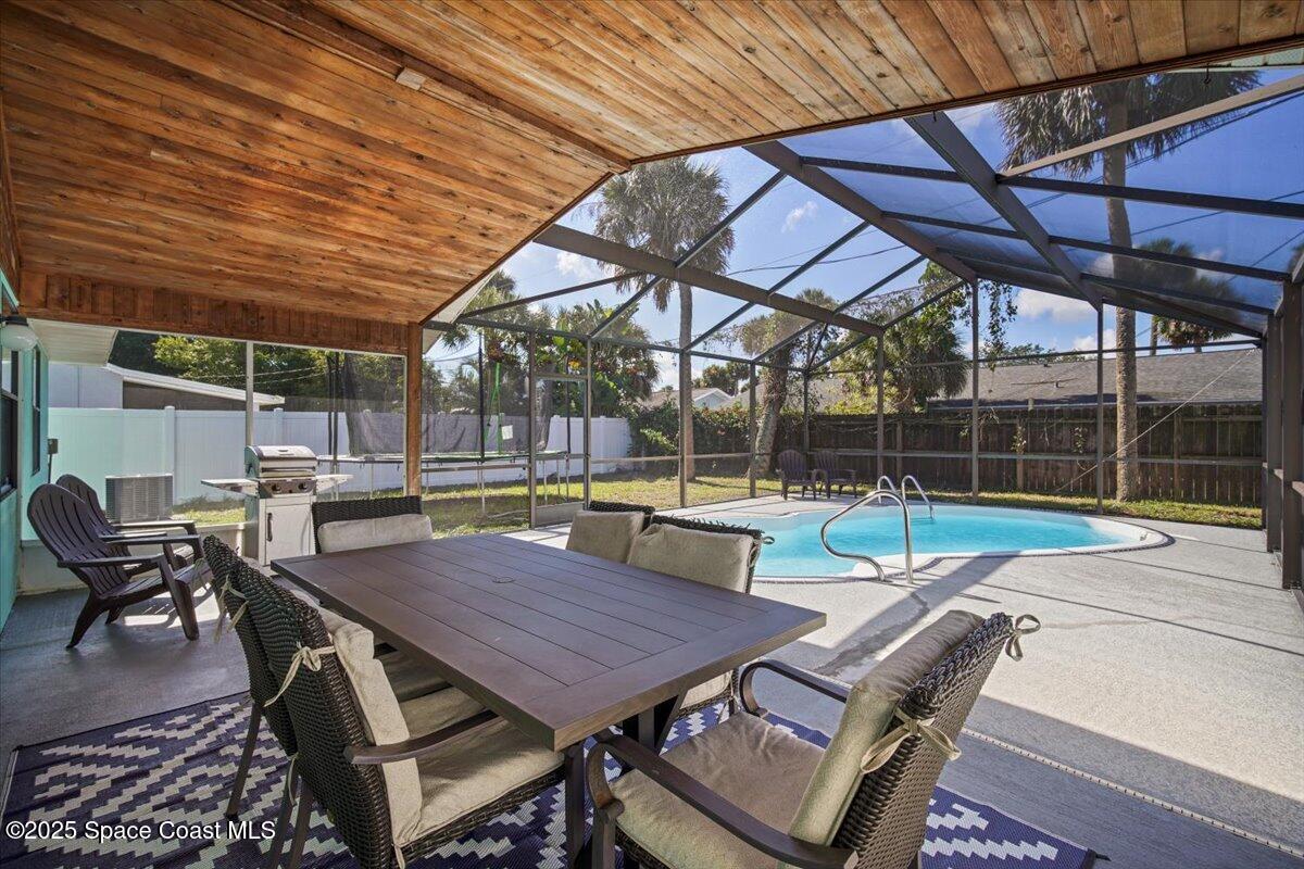 1709 Palm Ridge Road Melbourne, FL 32935 - Photo 36 of 43 a view of yard with sitting area