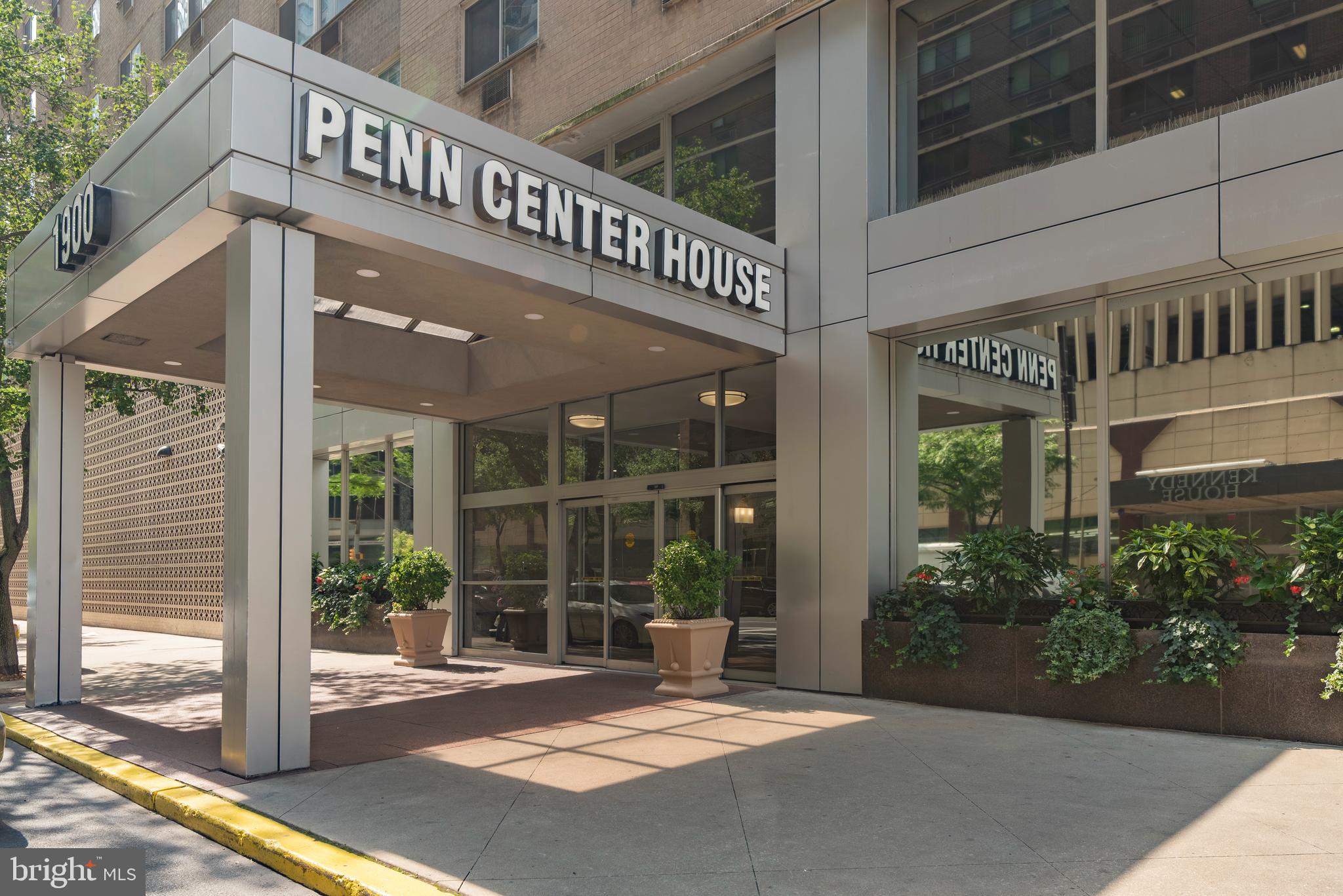 1900 John F Kennedy Boulevard, Unit 702 Philadelphia, PA 19103 - Photo 26 of 27 a view of a building with a large window and plants