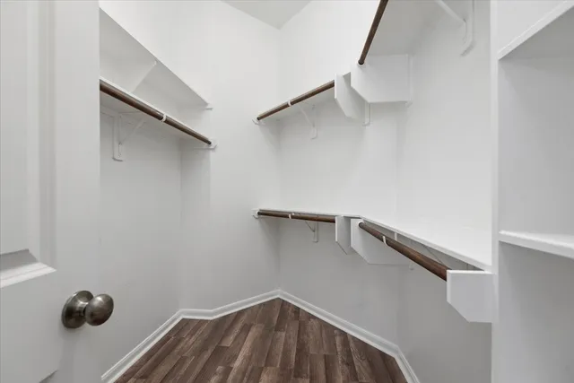 a view of walk in closet