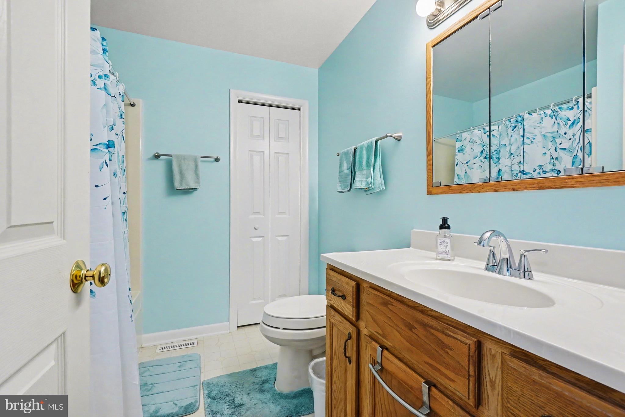 8636 Winding Way Perry Hall, MD 21128 - Photo 18 of 40 a bathroom with a sink toilet and shower