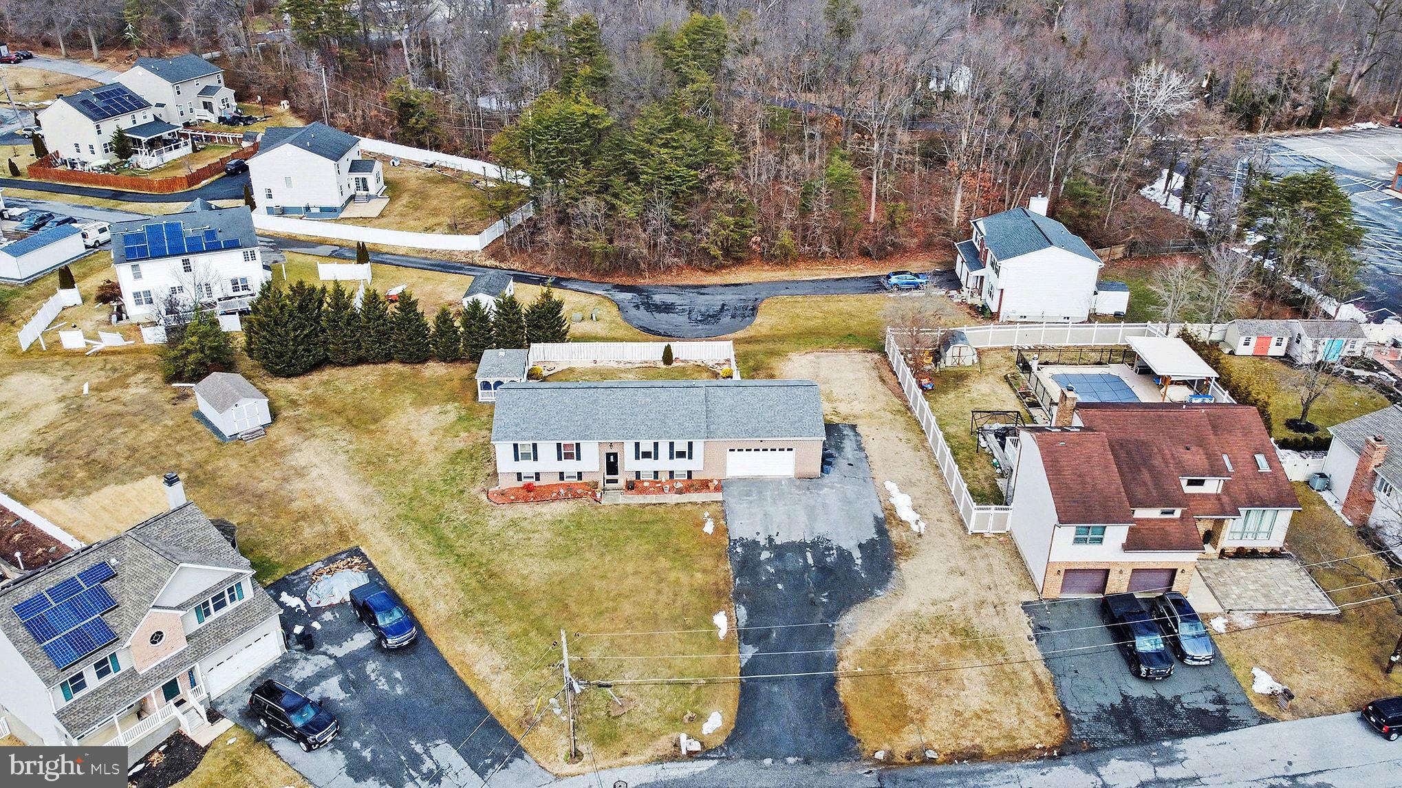 8636 Winding Way Perry Hall, MD 21128 - Photo 36 of 40 an aerial view of residential houses with outdoor space