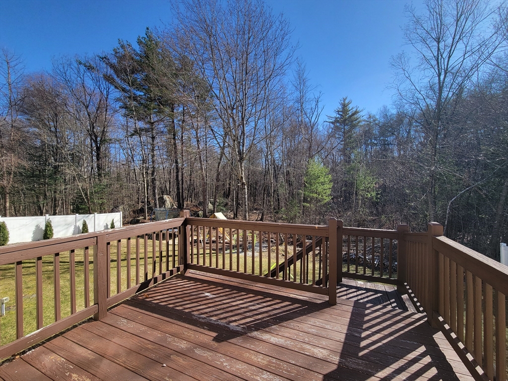31 Bufton Farm Road Clinton, MA 01510 - Photo 31 of 37 a view of wooden deck with a yard