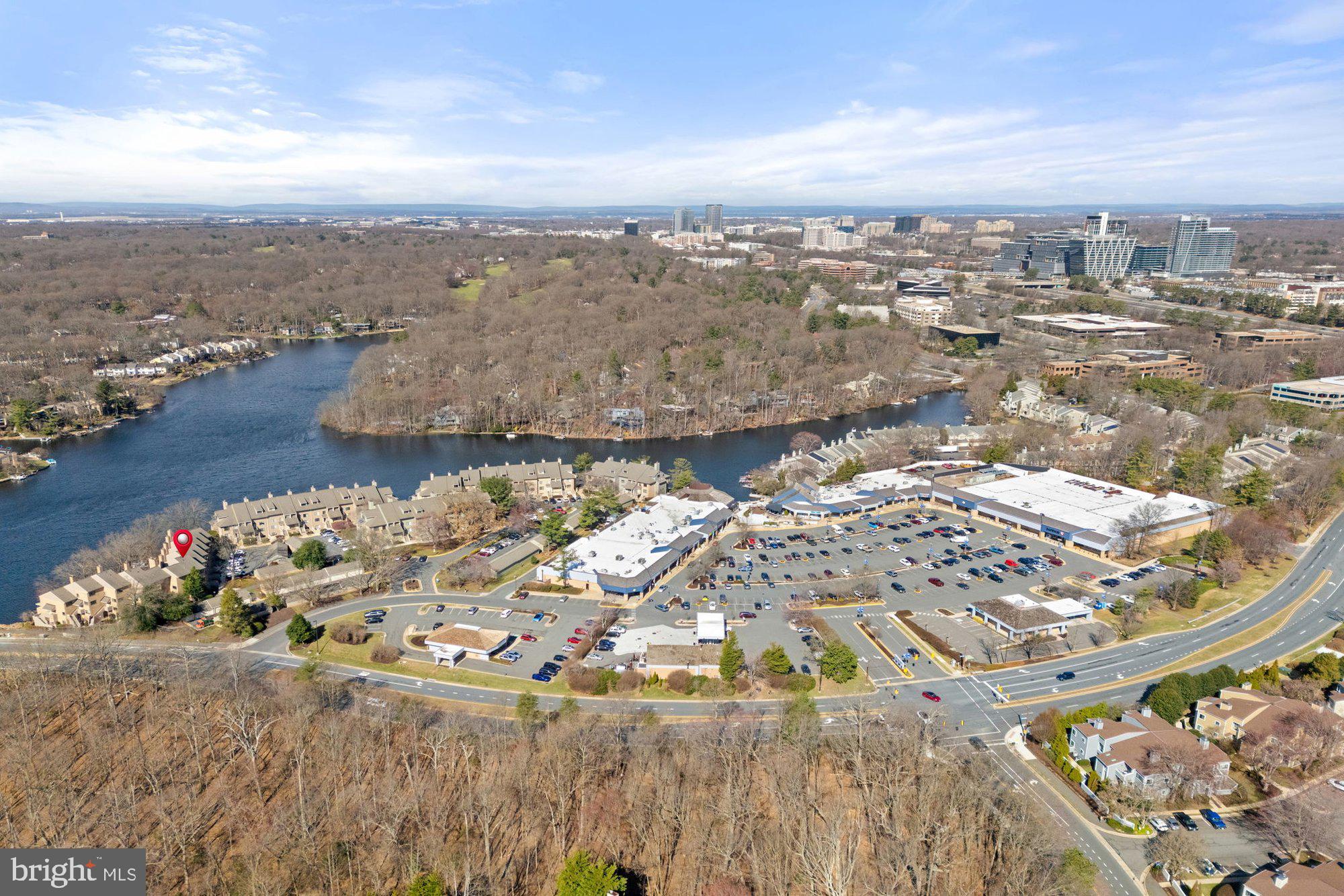 11120 Harbor Court, Unit 1120 Reston, VA 20191 - Photo 54 of 55 an aerial view of a house