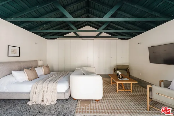 a outdoor living space with furniture