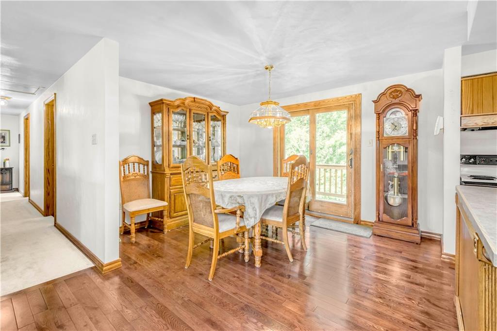 119 A Singleton Road Sarver, PA 16055 - Photo 10 of 22 Gleaming hardwood floors in the spacious dining room.