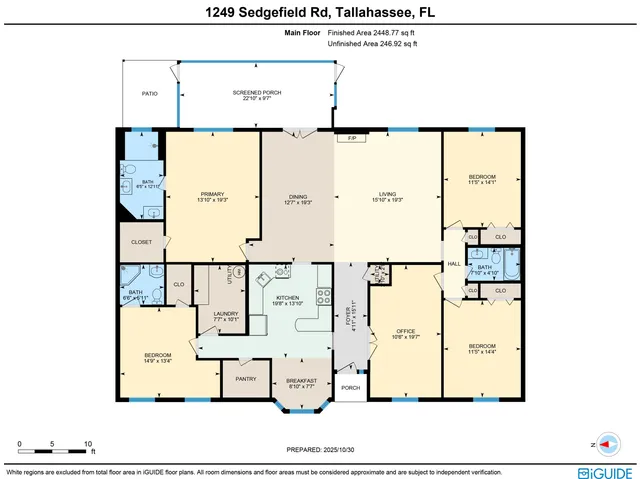 $425,000 | 1249 Sedgefield Road, Tallahassee, FL 32317