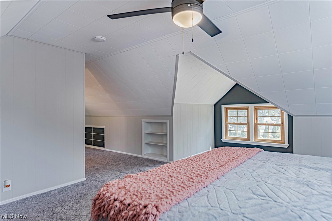 11815 Derby Road Garfield Heights, OH 44125 - Photo 20 of 31 Bedroom featuring carpet floors and vaulted ceiling
