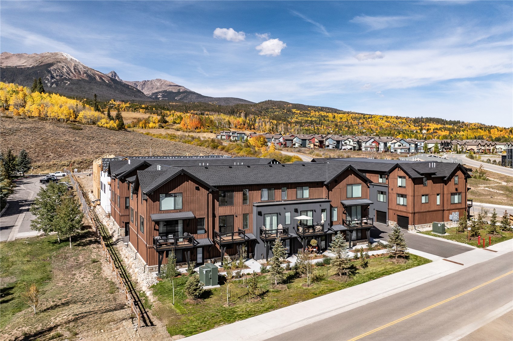 1301 Adams Avenue, Unit 128 Silverthorne, CO 80498 - Photo 1 of 27 a front view of a house with a ocean view