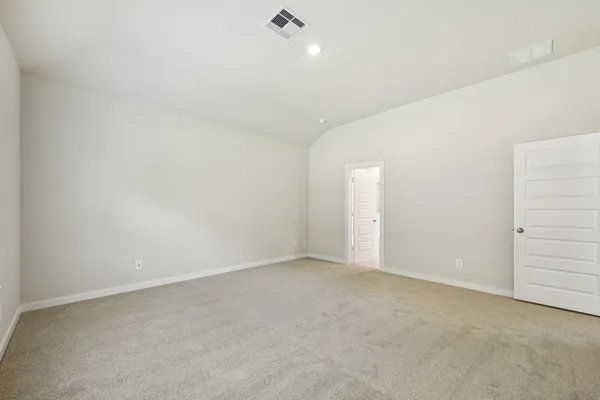an empty room with an empty space