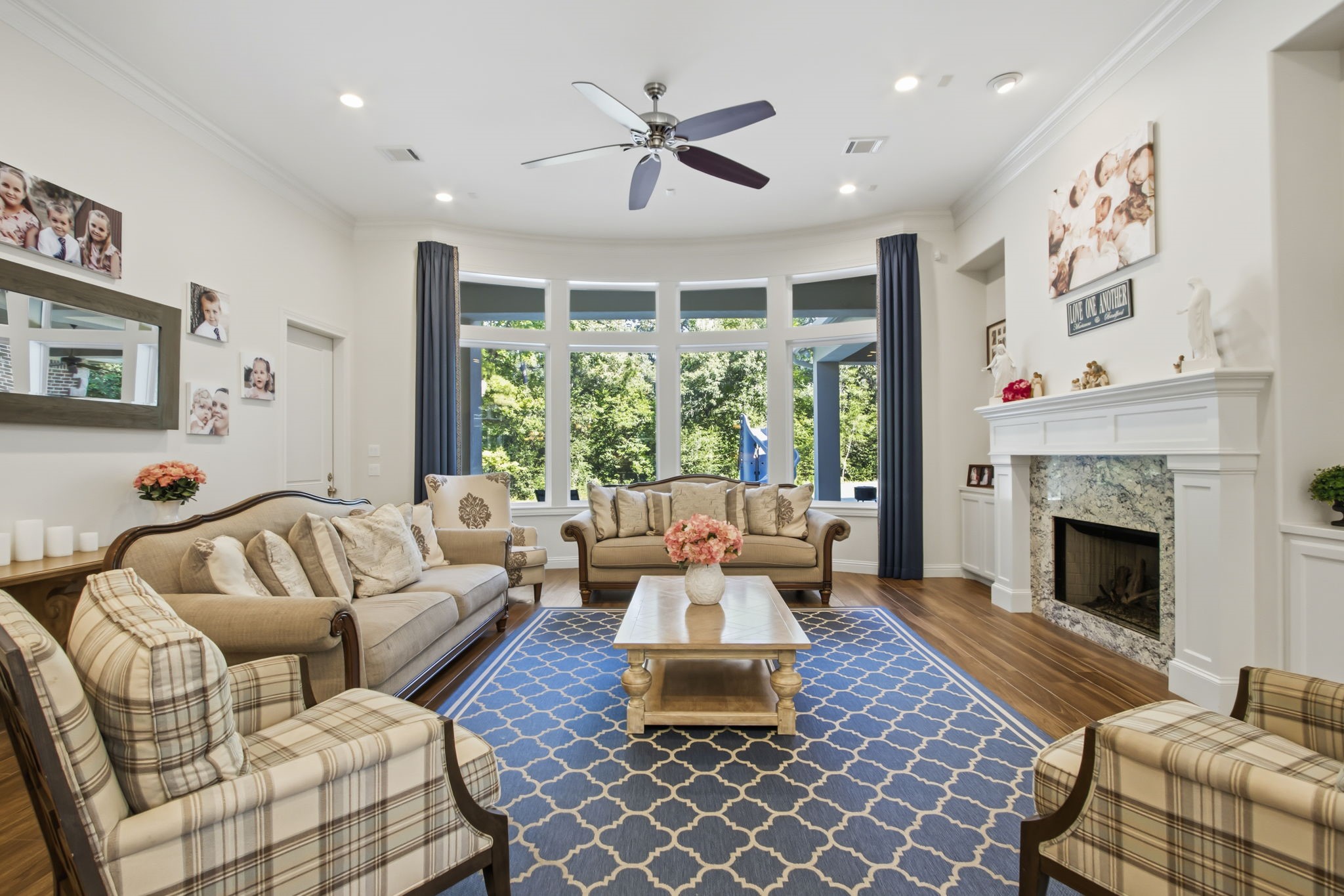 36702 Deer Valley Magnolia, TX 77355 - Photo 9 of 46 a living room with furniture fireplace and window