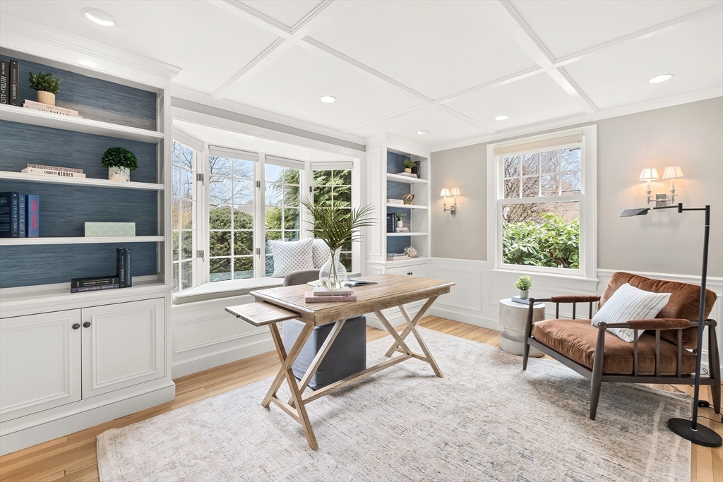 27 Radcliffe Road Wellesley, MA 02482 - Photo 17 of 38 a workspace with furniture window and outside view