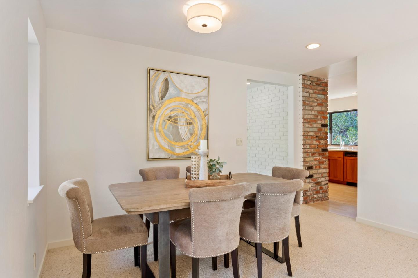 460 Aspen Way Los Altos, CA 94024 - Photo 11 of 30 a dining room with furniture and wooden floor