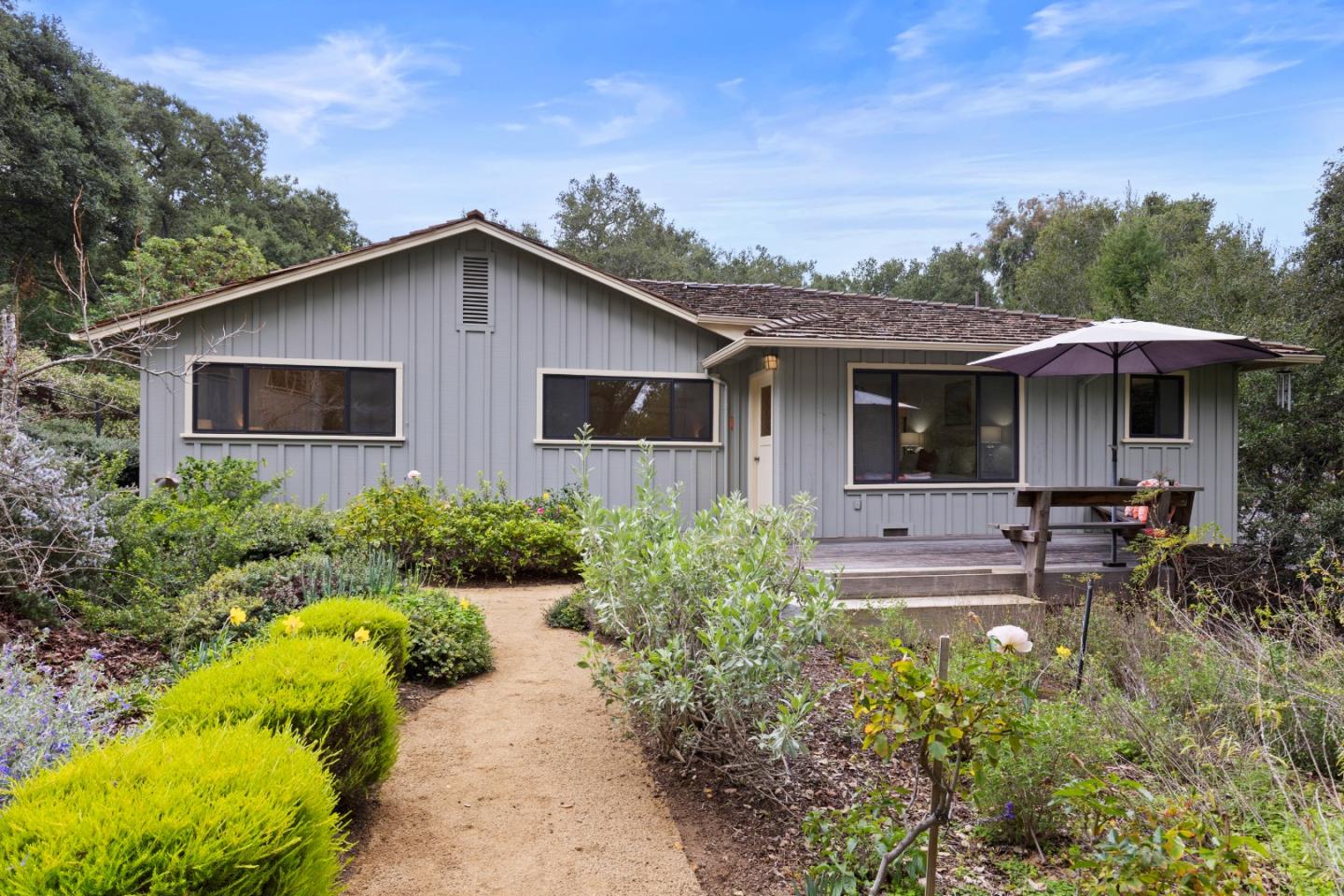 460 Aspen Way Los Altos, CA 94024 - Photo 16 of 30 a front view of house with yard and green space