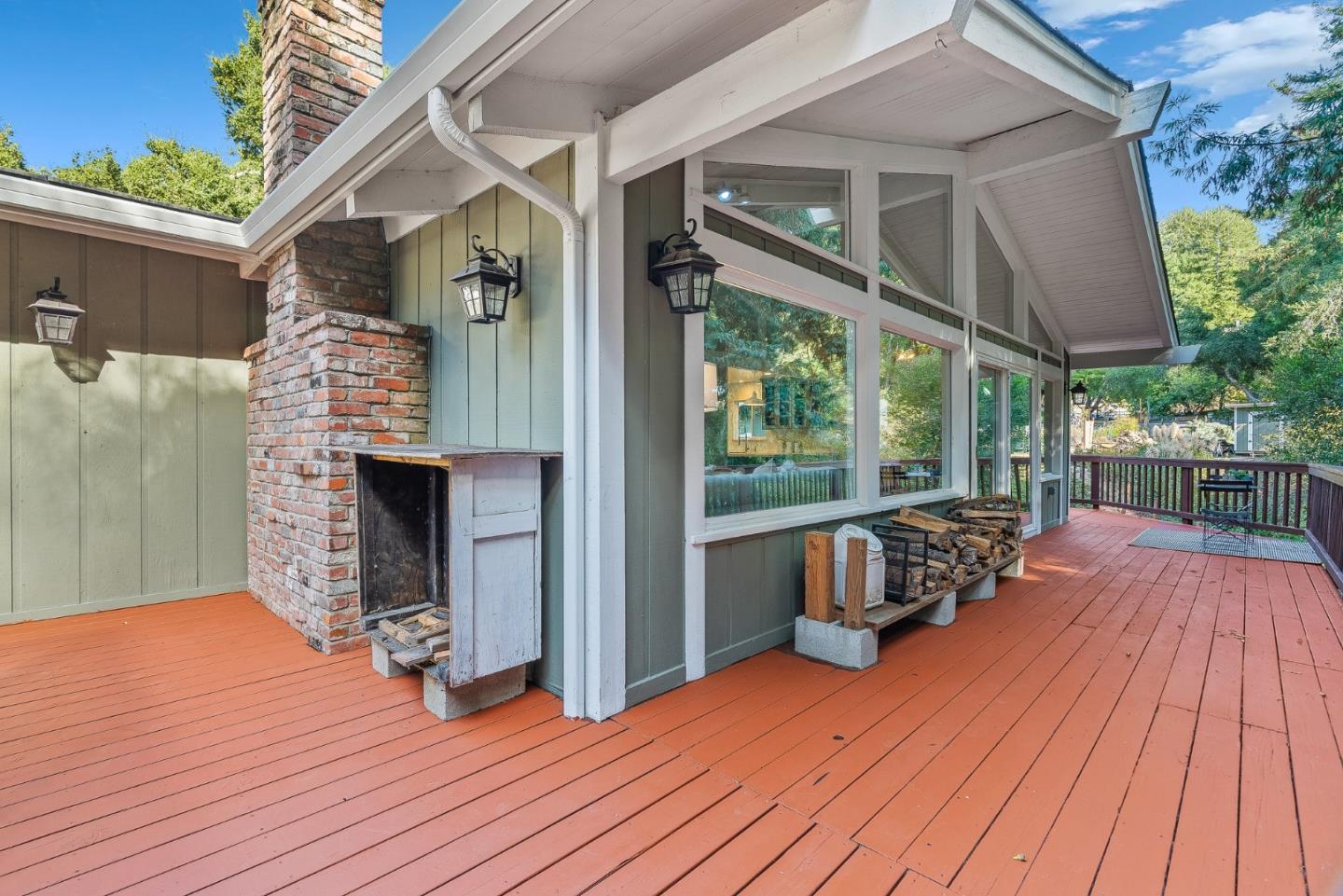 12 Crescent Drive Scotts Valley, CA 95066 - Photo 45 of 61 a view of living room and deck with wooden floor