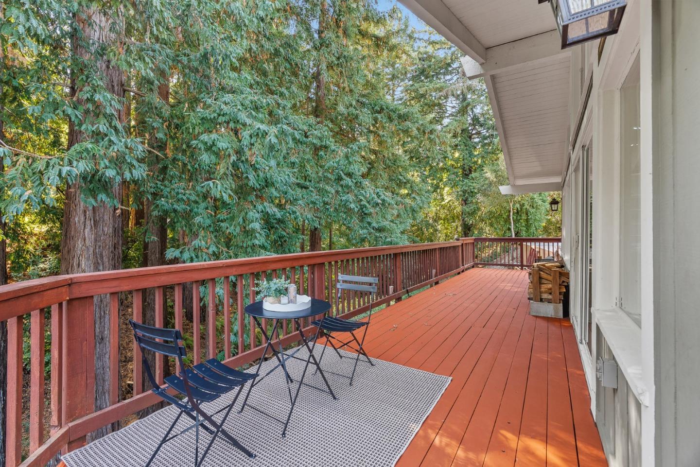 12 Crescent Drive Scotts Valley, CA 95066 - Photo 47 of 61 a view of balcony with wooden floor and outdoor seating