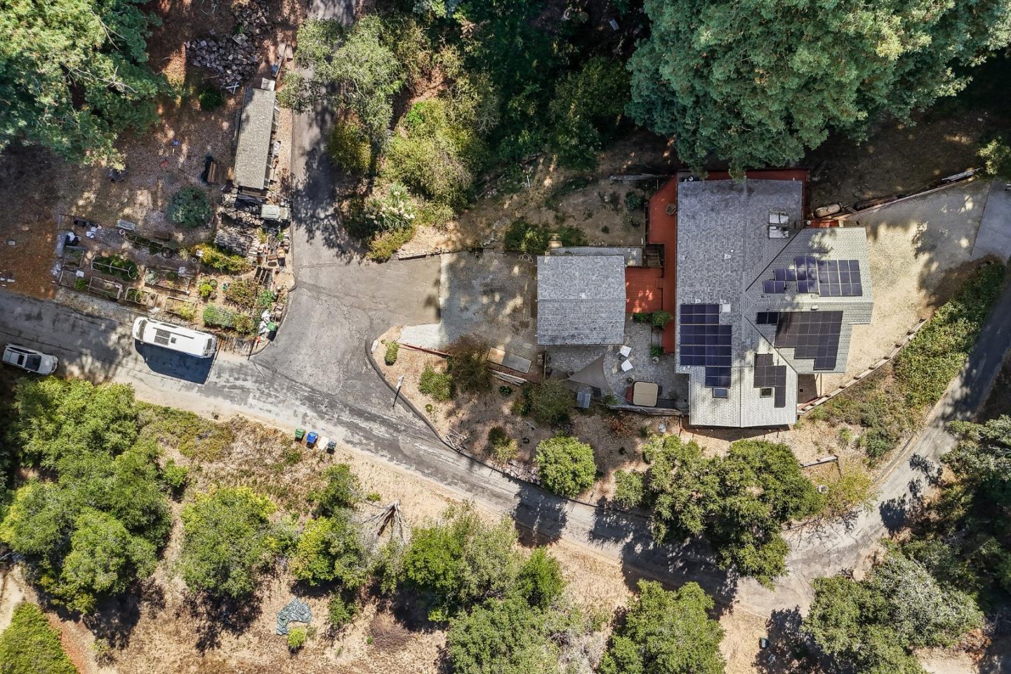 12 Crescent Drive Scotts Valley, CA 95066 - Photo 6 of 61 an aerial view of residential house with outdoor space