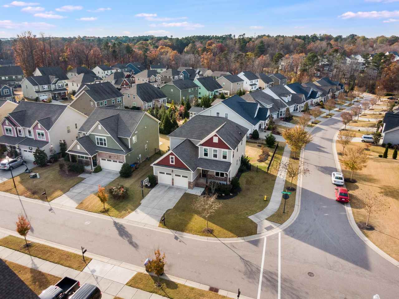 333 Springtime Fields Lane Wake Forest, NC 27587 - Photo 24 of 29 Aerial View