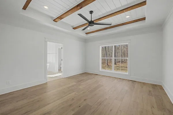 wooden floor in a room