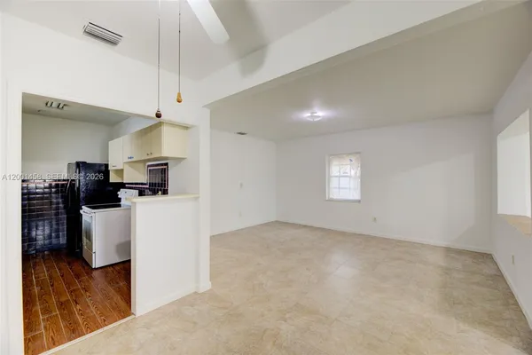 a view of empty room