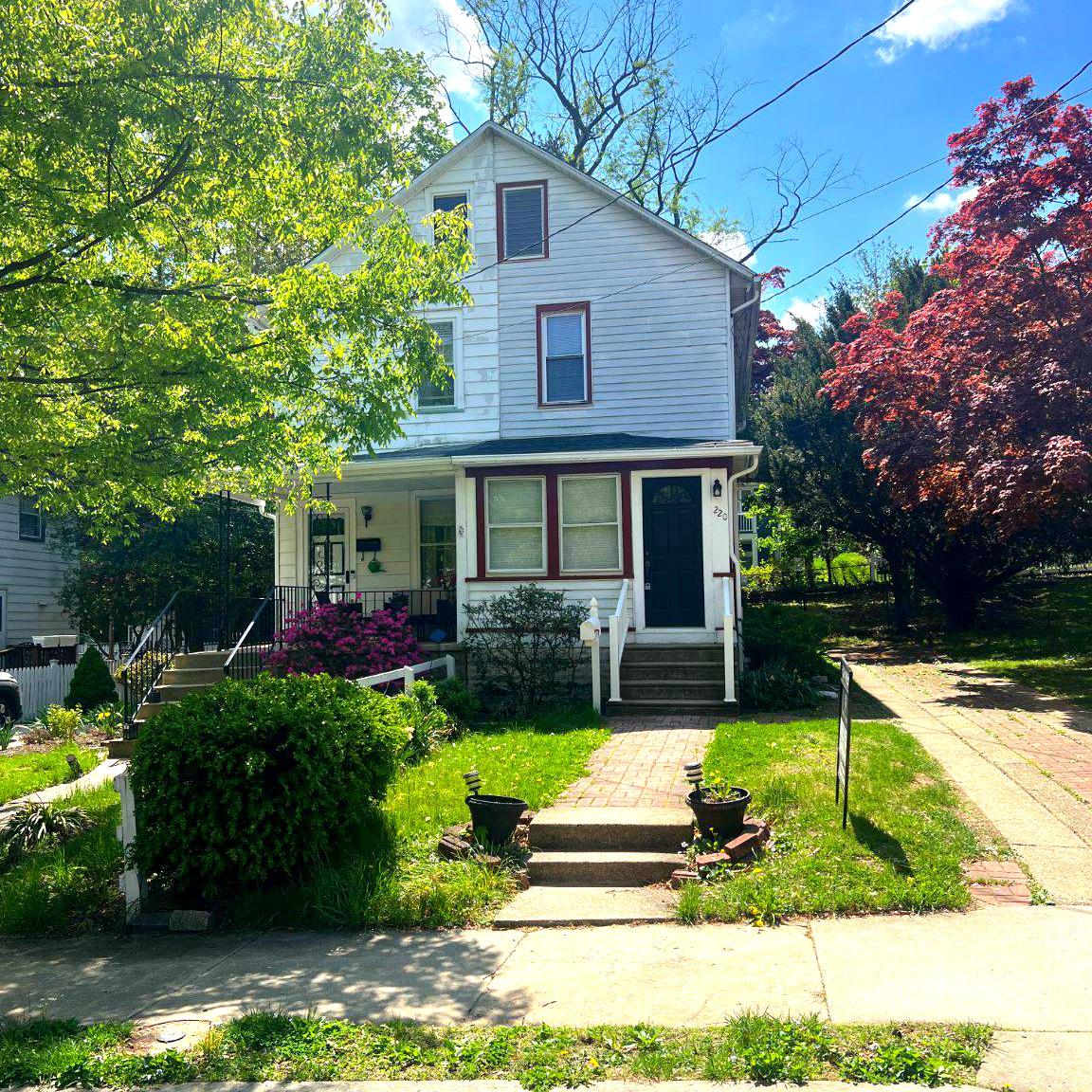 Charming home with enclosed porch