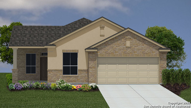 a front view of house with yard