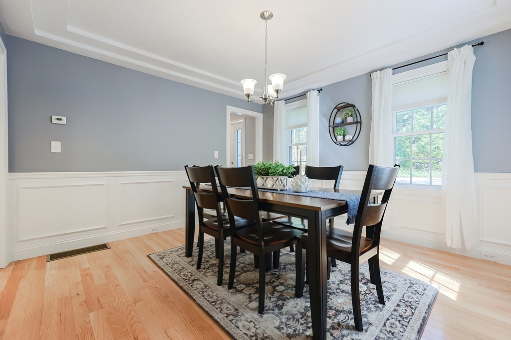 131 Pommogussett Road Rutland, MA 01543 - Photo 15 of 38 a view of a dining room with furniture window and wooden floor