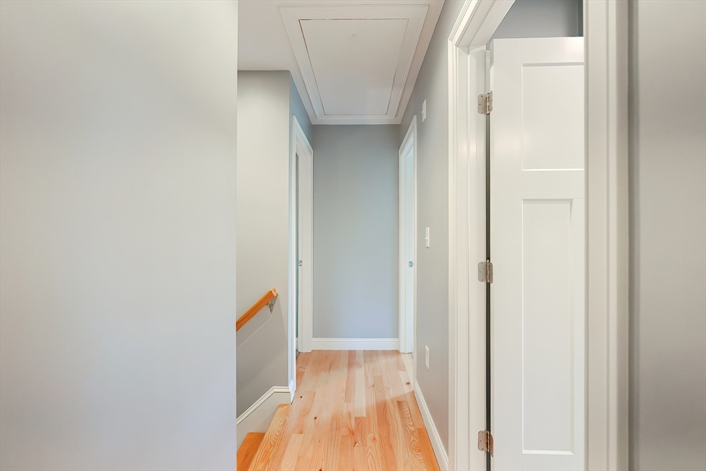 131 Pommogussett Road Rutland, MA 01543 - Photo 30 of 38 a view of hallway with wooden floor