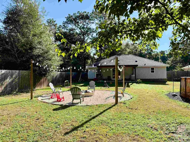 a view of outdoor space and yard