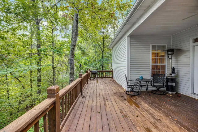 a view of balcony and deck