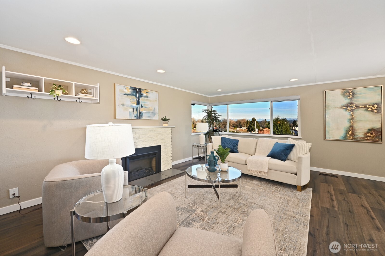 2525 South Raymond Street Seattle, WA 98108 - Photo 4 of 38 a living room with furniture and a fireplace