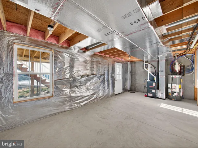 a view of a car park in front of a building