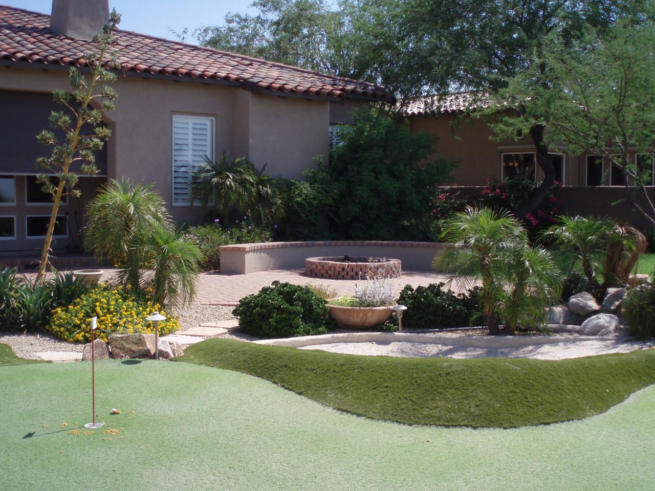 9309 East Mountain Spring Road Scottsdale, AZ 85255 - Photo 11 of 16 Backyard Firepit