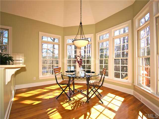 5256 Mill Dam Road Wake Forest, NC 27587 - Photo 10 of 25 ~Notice the magnificent views of both lakes and the waterfall from this room.~