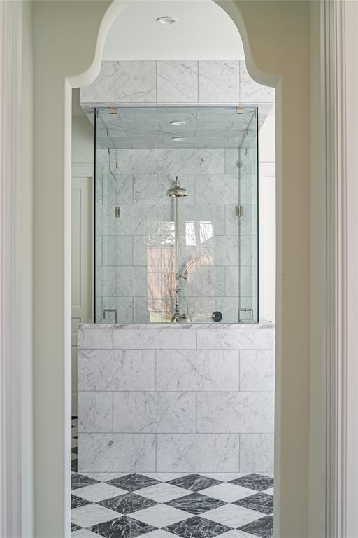 4509 Pomona Road Dallas, TX 75209 - Photo 14 of 17 a bathroom with a shower