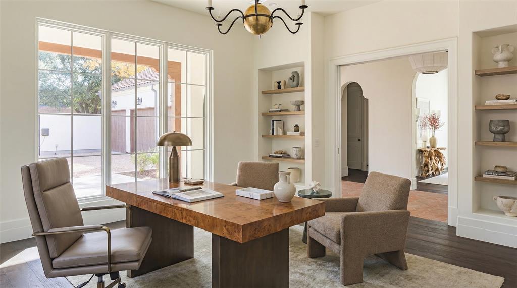 4509 Pomona Road Dallas, TX 75209 - Photo 3 of 17 a view of a dining room with furniture window and outside view