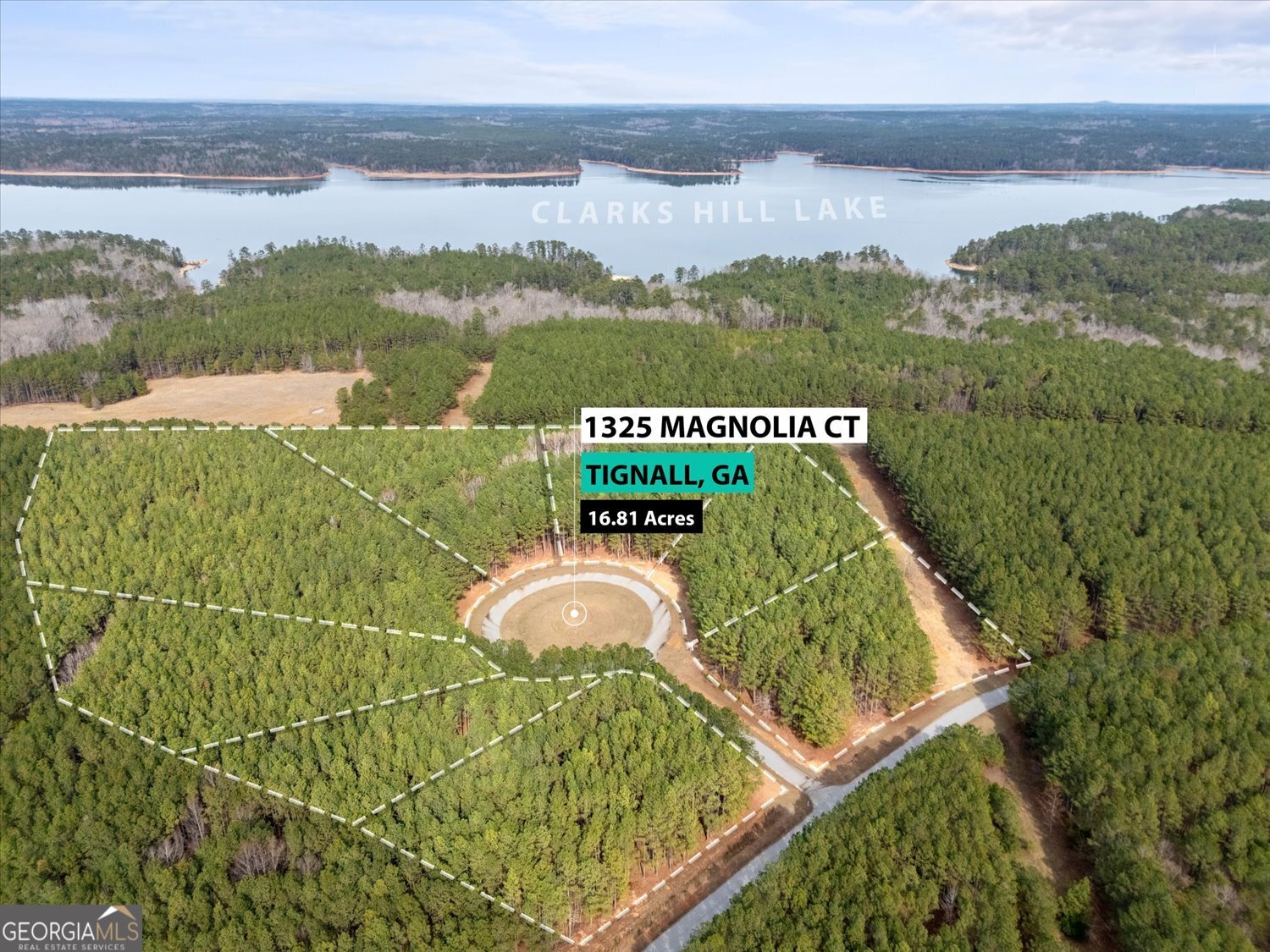 a view of lake from balcony