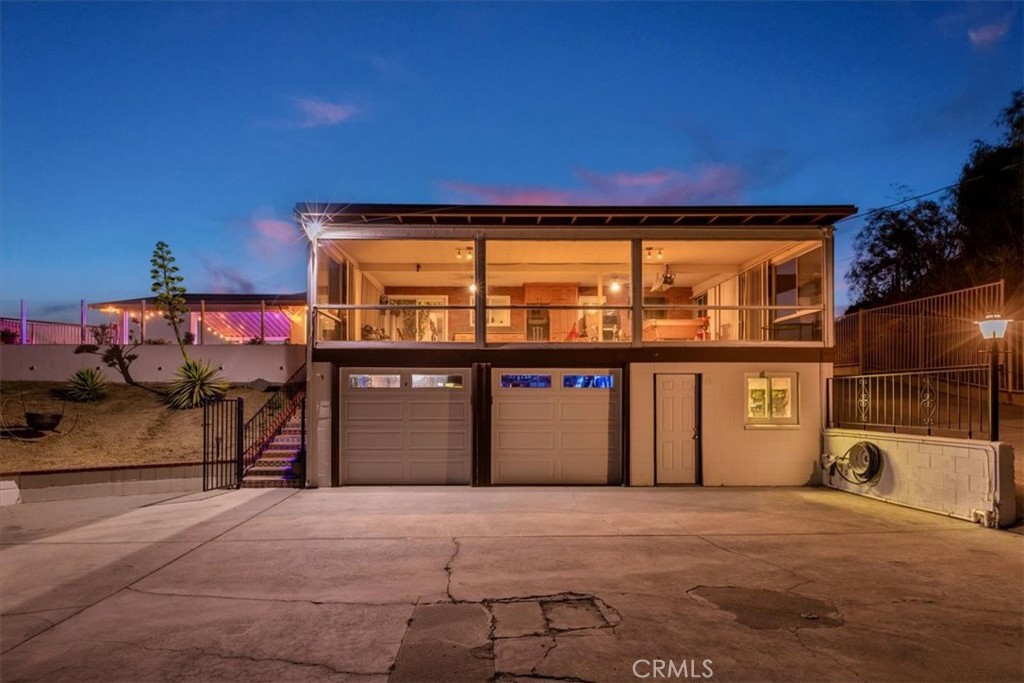 Two-car garage with workshop