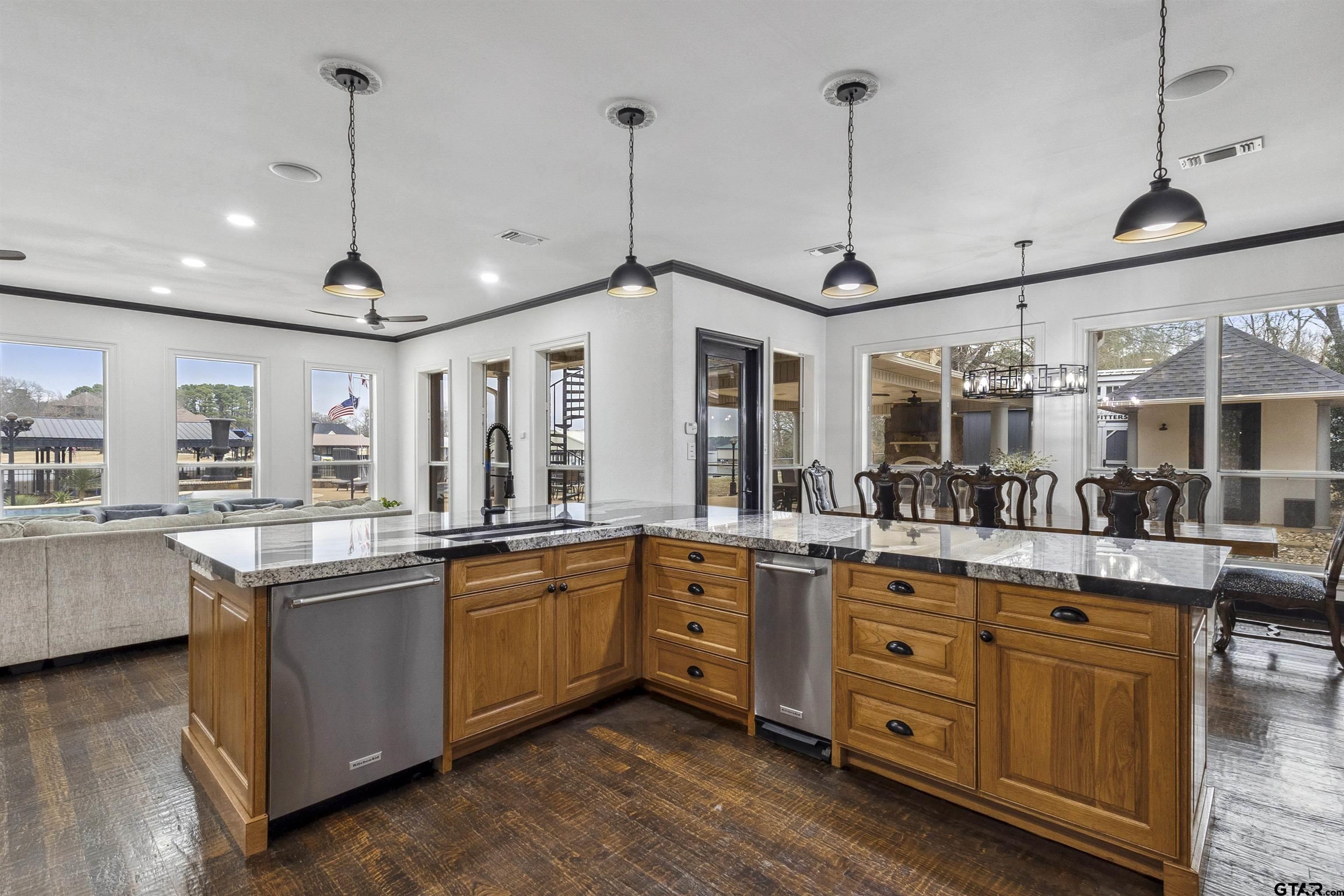 17729 Southpoint Road Whitehouse, TX 75791 - Photo 14 of 48 a kitchen with lots of counter space and a sink