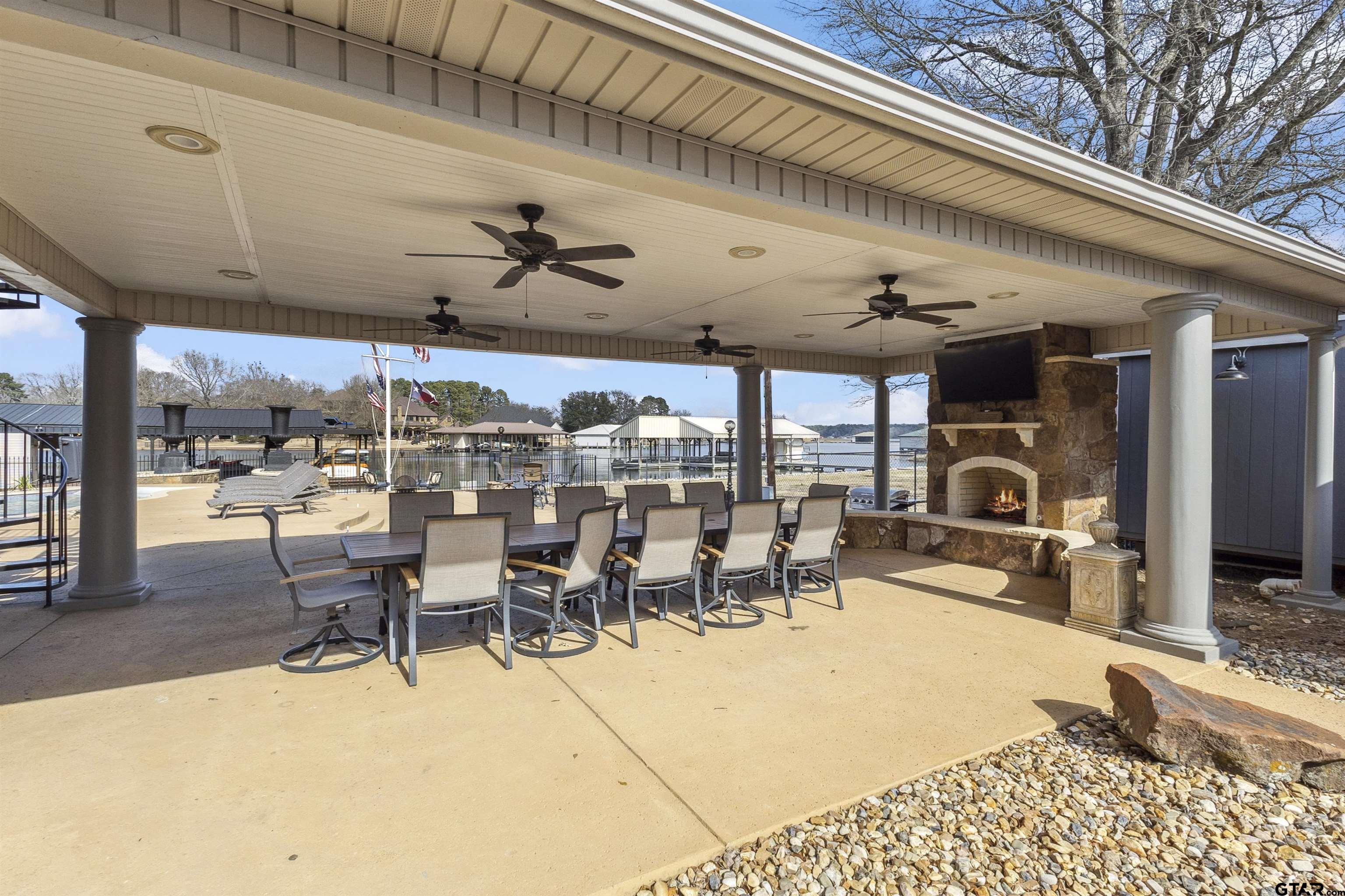 17729 Southpoint Road Whitehouse, TX 75791 - Photo 40 of 48 a view of a swimming pool with outdoor seating