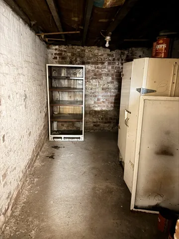 a view of a room with an empty space