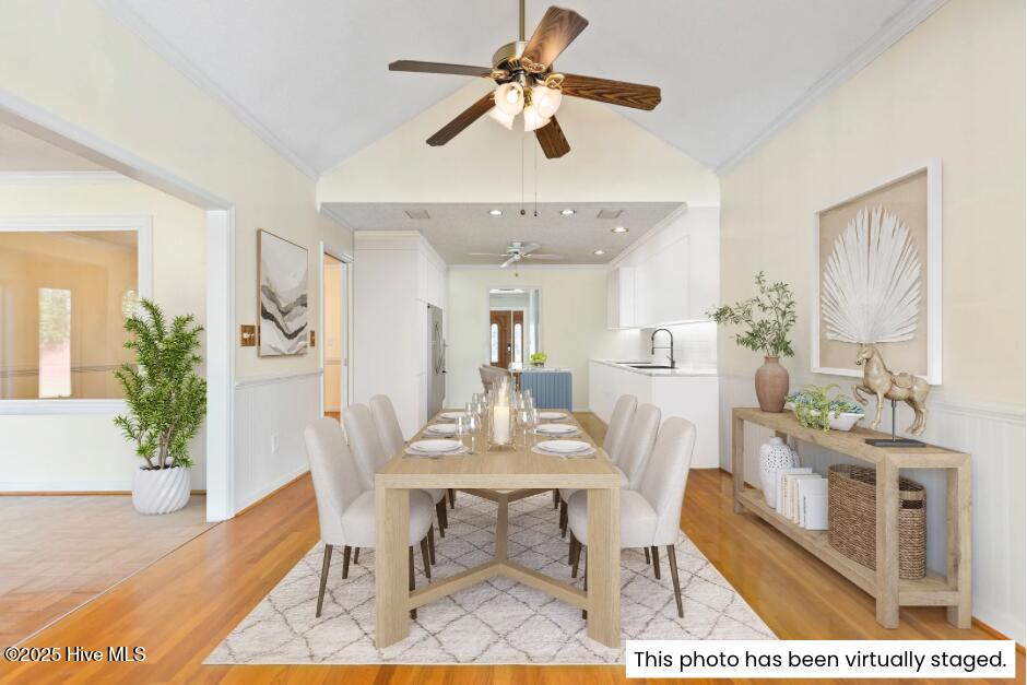 1501 Field View Road Wilmington, NC 28411 - Photo 17 of 57 Breakfast nook staged to show the potential for this space.