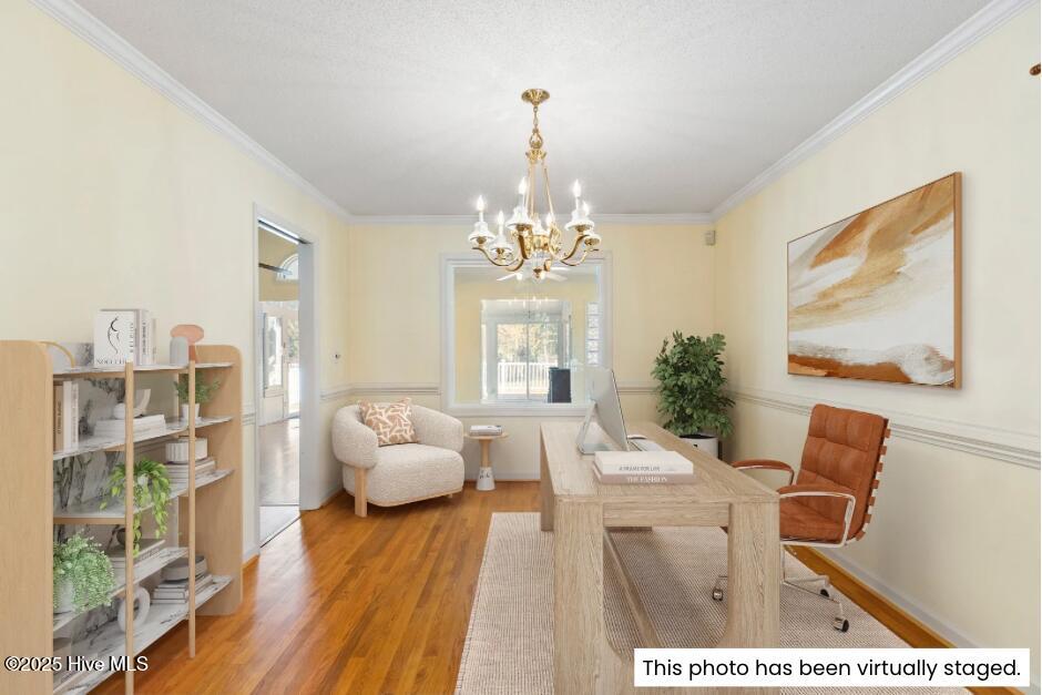 1501 Field View Road Wilmington, NC 28411 - Photo 21 of 57 Dining room virtually staged as an office to show the potential for this space.