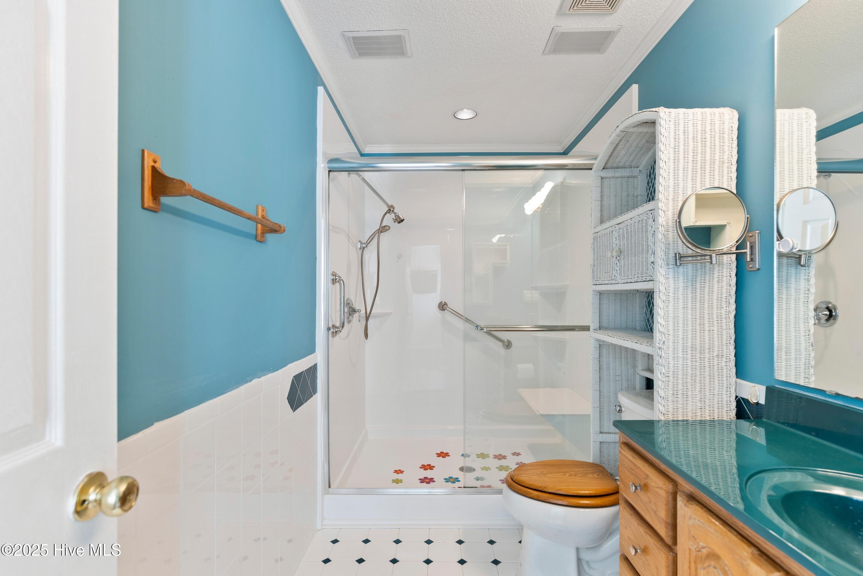 1501 Field View Road Wilmington, NC 28411 - Photo 35 of 57 Master bathroom with updated walk in shower.